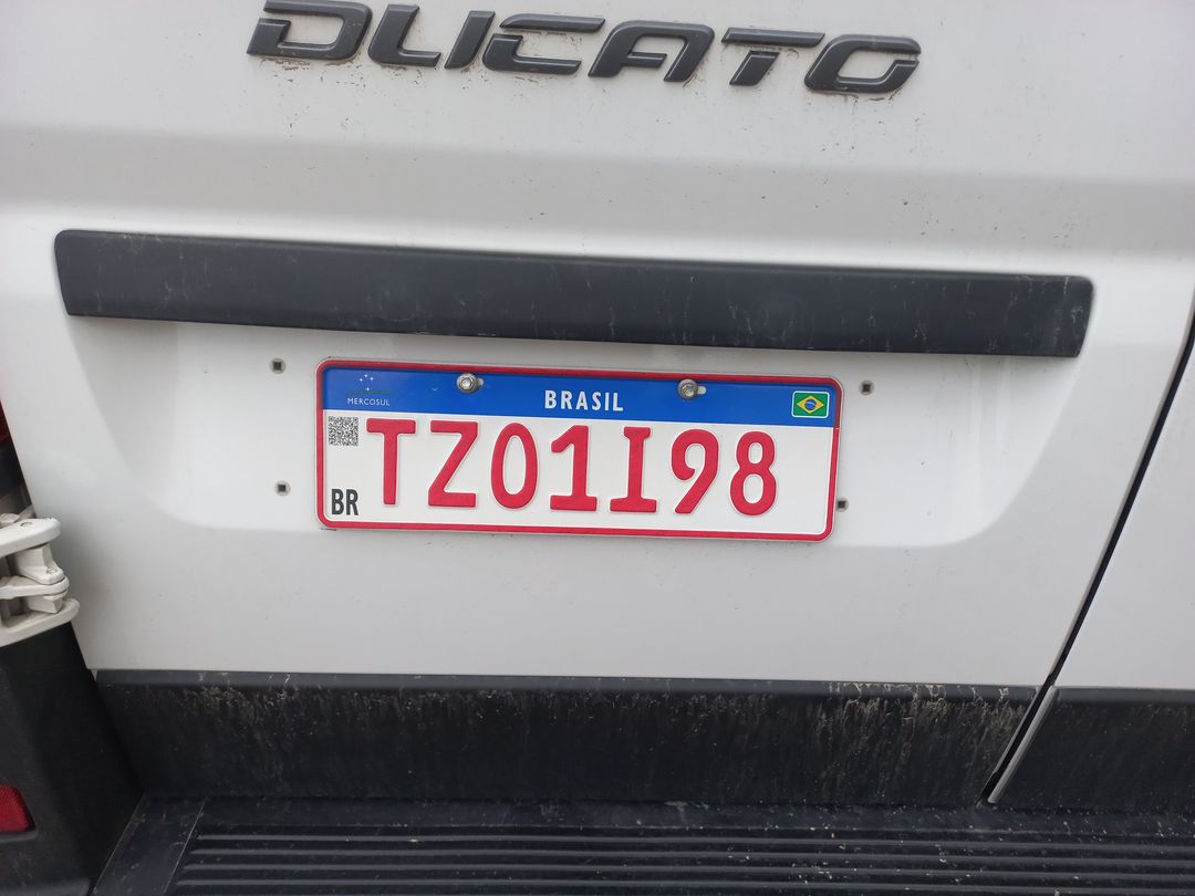 Placa do veiculo
