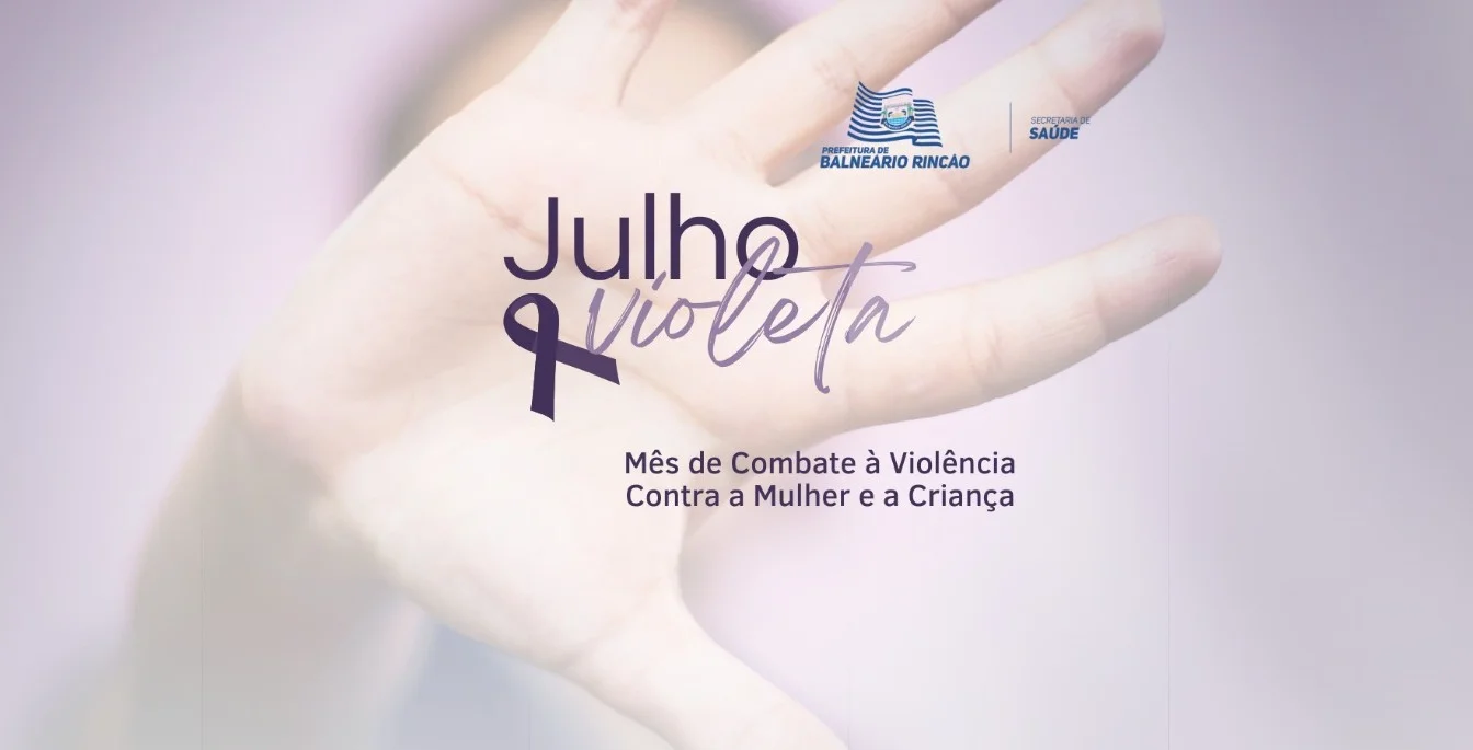 Banner Julho Violeta - Combate à violência
