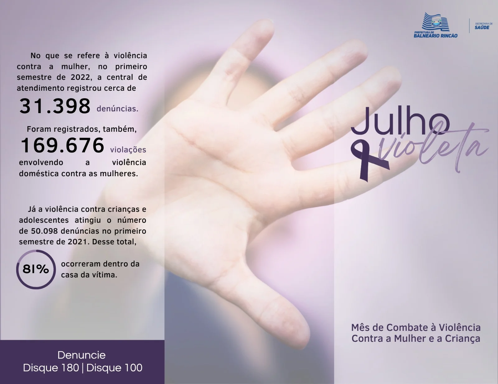 Informativo Violência contra a Mulher