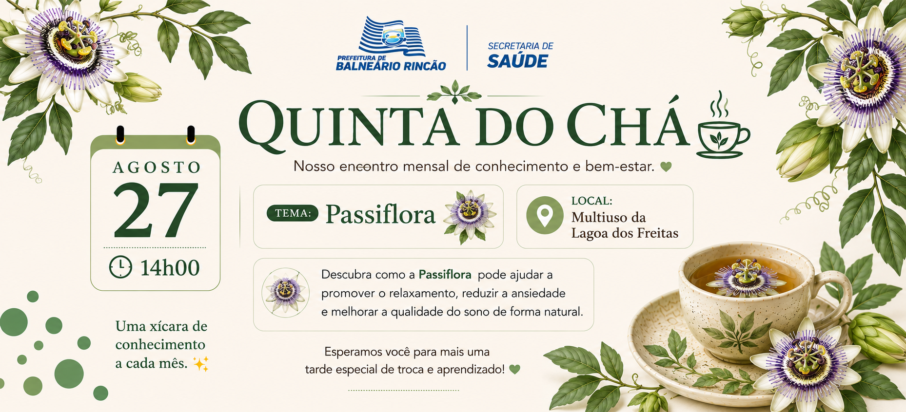 Quinta do Chá - Agosto