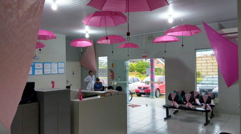 Unidades estão decoradas com a cor rosa